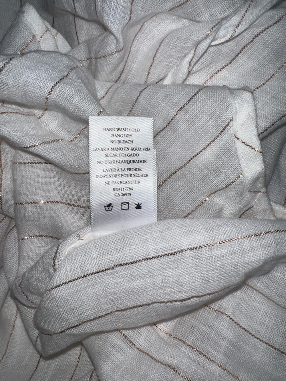 💖NWT RAILS FINN ROSE GOLD STRIPE TUNIC IN SIZE M - Picture 12 of 14